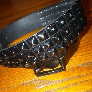 Black Studded Belt